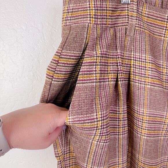 Vince Camuto Plaid Pleated Wide Leg Pants Trousers Academia Preppy Size 20W NWT - Picture 4 of 12